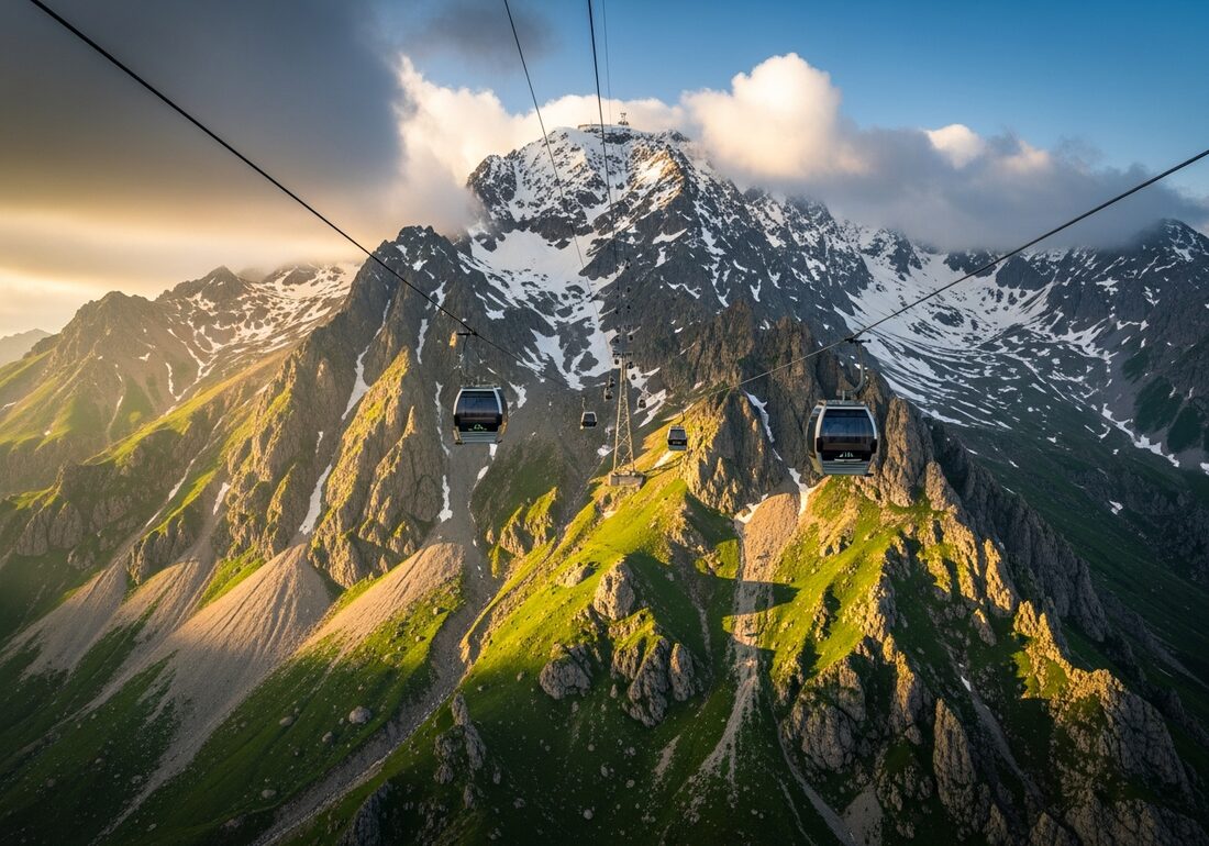 Mountain scenery around Mount Korek, a highlight of nature tours in the Kurdistan Region of Iraq